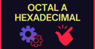 como pasar de octal a hexadecimal