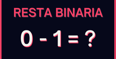 como hacer resta binaria paso a paso