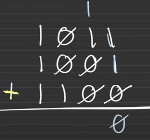 Suma binaria de 3 números